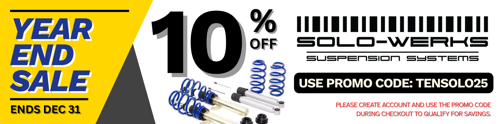 Solowerks 10 percent off
