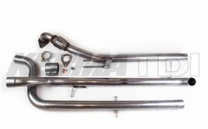 KermaTDI - 2.5inch Stainless Turbo-Back exhaust system (MK4 Golf, Jetta, Jetta Wagon)