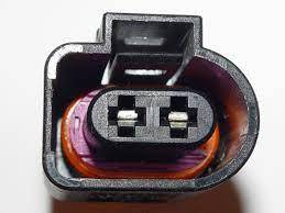 OE VW - N75 & N18 Connector for Early Mk4 and #3 wire D-shaped Adapter for VE Injectors (OEM VW)  [UW-10]