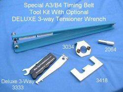 Metalnerd - Mk3/B4 Deluxe Timing Belt Tool Kit for 1Z and AHU Engines (5 pc kit)