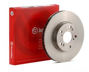 Brembo - Brembo Rear Rotor set 272mm Golf Mk6 and Mk7 and Jetta and Sportwagen Mk5, Mk6, Mk7 and Golf Sportwagen Mk7