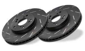 EBC Brakes - EBC Front Slotted Rotors Mk6 Pair