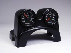 NewSouth Performance - MK5 Dual Column Pod (TM) with New South Indigo (0-35) Boost and EGT Gauge [A-13]