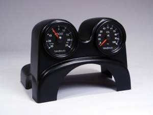 NewSouth Performance - MK5 Dual Column Pod (TM) with New South Indigo (0-35) Boost and EGT Gauge - 1500F 