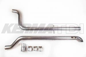 KermaTDI - 2.5 inch Stainless Cat-Back Exhaust System MK4 TDI [Cat Back]