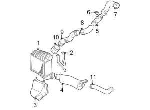 OE VW - Lower Intercooler Pancake Pipe (98-99 New Beetle)