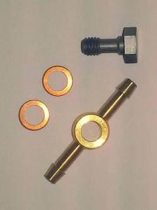 OE VW - #3 Injector Banjo Fitting, banjo bolt, and 2 washers (VE)
