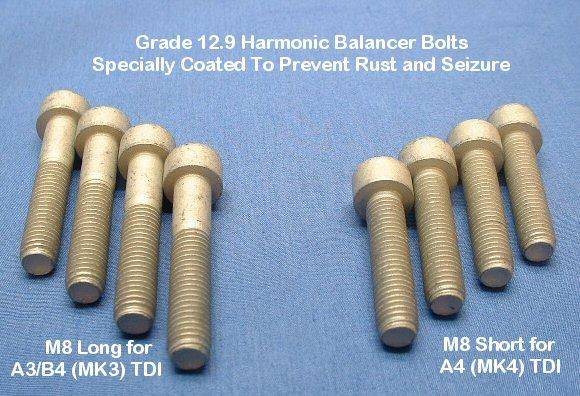 Metalnerd - Upgraded Harmonic Balancer Bolts - Mk3 / B4