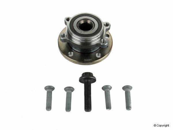 Pack of 2 Bapmic 1T0498621 Front Wheel Hubs and Bearing Assembly for Volkswagen Audi