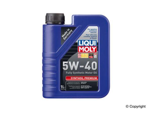 Liqui / Lubro Moly - Liqui Moly Synthetic Premium 5w40 Motor Oil (1 Liter Bottle) (MK3) (B4) (MK4-ALH) [A-3]
