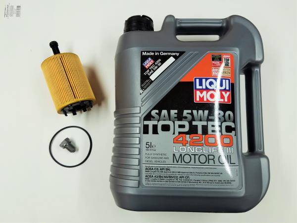 Liqui / Lubro Moly - Oil Change Kit (CBEA)(CJAA) 2.0L TDI - Common Rail