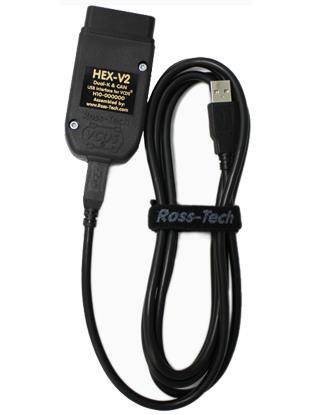 Ｒoss-Techコーディングセット Ross-Tech VCDS HEX-V2 Enthusiast (1995- current) 3-VIN