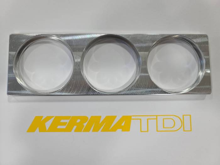 KermaTDI - Kerma Billet Triple Gauge Panel MK4 Jetta, Golf [UW-1]