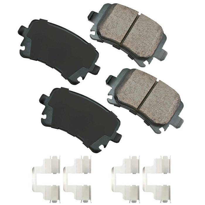 Akebono - Akebono Euro Ceramic Rear Brake Pads for MK5 (260mm) [A-6]