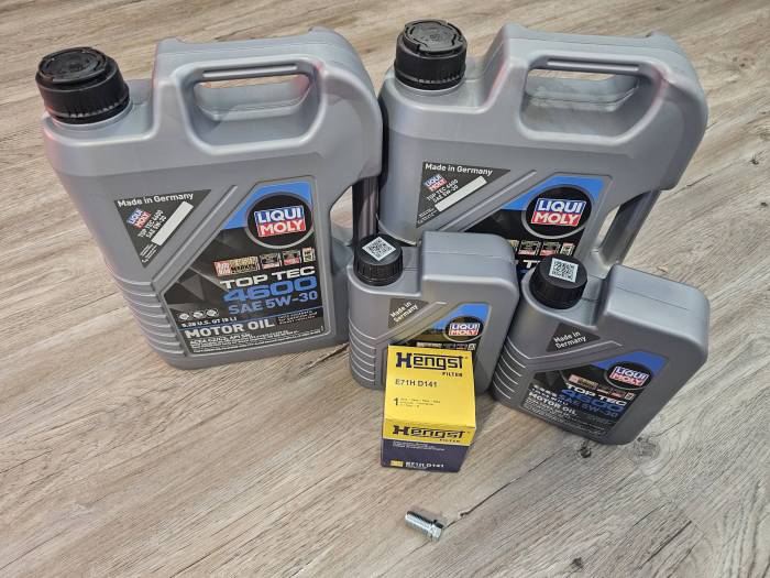 Mercedes Sprinter OM642 Oil Service Kit - Liqui Moly