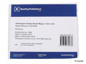 Bentley Repair Manual DVD (B5.5 Passat)