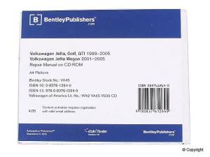 Mk4 Bentley Repair Manual DVD for Golf/Jetta