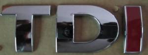 TDI Badge RED "I" 