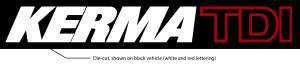 2" KermaTDI Window Stickers 