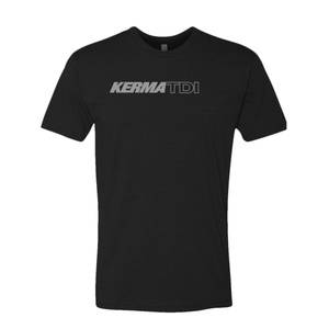 KermaTDI - KermaTDI T-Shirt Black AND Silver Letters - Image 1